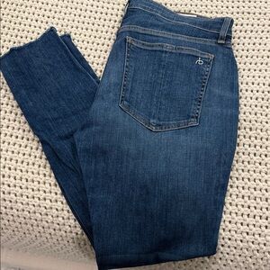 rag & bone Deep Blue Skinny Jeans